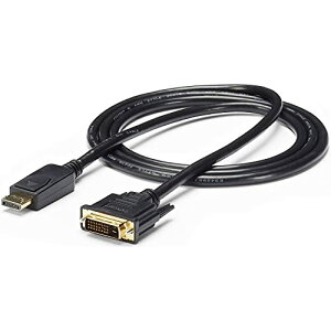 StarTech.com DisplayPort - DVIϊP[u 1.8m fBXvC|[g IX DVI-D IX 1920x1200 DP2DVI2MM6