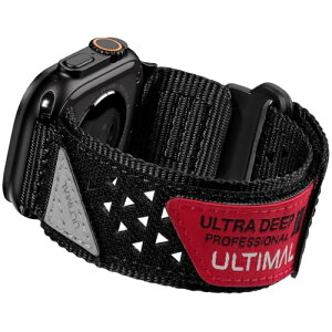 ULTIMAL �R���p�`�u�� Apple Watch �o���h �A�b�v���E�H�b�`�o���h 38/40/41mm 42/44/45mm 49mm �i�C���� ���� �ʋC�� �X�g���b�v �X�|�[�c�o���h �}�W�b�N�e�[�v �����Y ���f�B�[�X iWatch