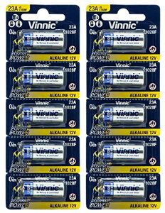 Vinnic 23A �A���J��12V�ϑw�d�r 10�� L1028F GP23 MN21 A23 LRVO8 L1028