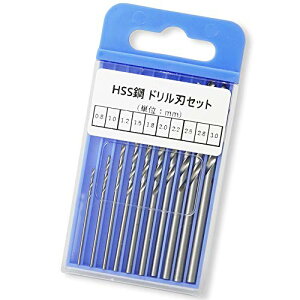 �s���o�C�X�p �t���ւ��h���� �n HSS�| 0.8mm�`3.0mm ���[�P�[�X�t�� (10�{)