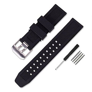 Luminox ���~�m�b�N�X �����o���h�݊��i ��t��23mm ���v�x���g ���o�[�X�g���b�v �l�C�r�[�V�[���Y ES 3050 3950 8800�V���[�Y�p (�V���o�[�o�b�N��)