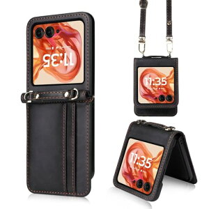 For Motorola Razr 50/Razr 50S/Razr 60/Razr 60S �P�[�X Motorola Razr 50d/60d �P�[�X M-51E/M-51F�yTrocent�z���g���[�� SIM�t���[�X�}�z�P�[�X �J�[�h���[ ���|�� �΂ߊ|�� ��|���P�[�X �X�g���b�v�t�� ����������