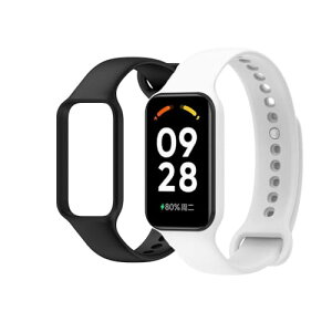 [�T���R�X] �V���I�~ Redmi Smart Band 2 �o���h 2�Z�b�g Xiaomi Band 8 Active �����o���h ���v�x ���g TPU �_�炩�� �V���R���� �x ���g �X�}�[�g�E�H�b�` �ւ��x���g �ʋC�� �h�� �h�� (��)