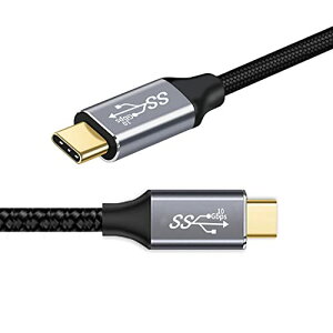 CABLECC TYPE-C USB-C�j������j��USB3.1 10Gbps 100W�f�[�^�P�[�u�����b�v�g�b�v�d�b�p�̓d�q�}�[�J�[50cm
