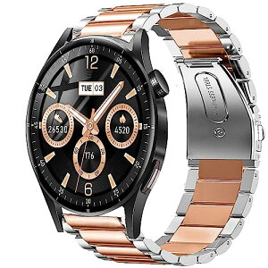 Lamsaw for FOSMET QS29�X�}�[�g�E�H�b�` �o���h, �X�e�����X�� ���^�� �x���g �o���h �Ή� FOSMET QS29 �X�}�[�g�E�H�b�` �����������t�� (�V���o�[�����[�Y)