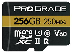 ProGrade Digital microSDXC UHS-II V60 GOLD 256GB vO[hfW^
