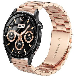 Lamsaw for FOSMET QS29�X�}�[�g�E�H�b�` �o���h, �X�e�����X�� ���^�� �x���g �o���h �Ή� FOSMET QS29 �X�}�[�g�E�H�b�` �����������t�� (���[�Y�S�[���h)