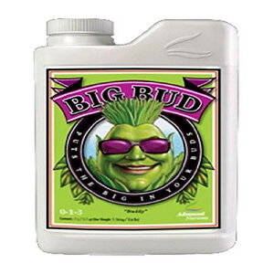 AdvancedNutrients Big Bud Liquid(�r�b�O�o�h ���L�b�h) 1L �Ԃ�ʎ��𔚔��I�ɑ���������엿�i�J�ԃu�[�X�^�[�j