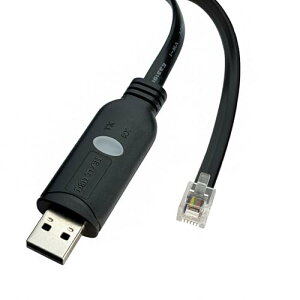 DSD TECH SH-RJ12B USB RJ12 RJ11 6P4C RS232 �V���A�� �P�[�u��(�u���b�N)