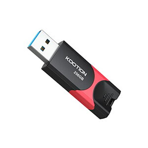 KOOTION USB 256GB USB 3.0 (USB3.2 Gen 1)XCh PS4mF [XeBbN tbV ǎő110MB/b ubN