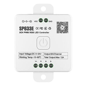 BTF-LIGHTING SP633E RGB LEDRg[[ Bluetooth PWM Rg[[ F y ^C}[ LEDe[vCg RGB FCOB COB 5050ȂǂɓKp\ DC5V-DC24VT|[g RFRT|[g(R