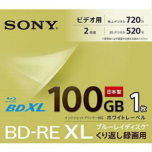 \j[ u[CfBXN BD-RE XL 100GB (1nfW12) JԂ^p 1 2{_rO P[Xt BNE3VDPJ2