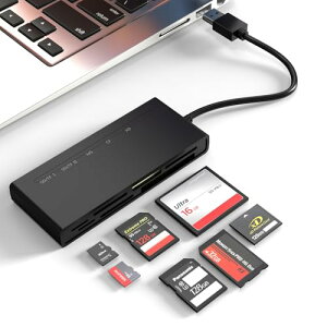 USB3.0 �}���` SD �J�[�h���[�_�[�ASD/TF/�}�C�N��SD/CF/MS/XD 7in1 5Gbps���� usb3.0 �������[�J�[�h���[�_�[ SD SDXC SDHC TF �}�C�N��SD CF MS MMC�J�[�h�A�\�j�[ �������[�X�e�B�b�N duo �A�_�v�^�[ 5�J�[�h��
