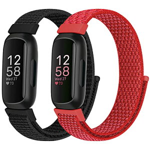 [Bcuckood] ���v�o���h Fitbit Inspire 3/Inspire 2/Inspire HR/Inspire/Fitbit Ace 3/Ace 2 �i�C���� �X�|�[�c���[�v �ʋC�� ���߉\�ȗp���X�g�o���h �X�g���b�v ���f�B�[�X �����Y �q���p