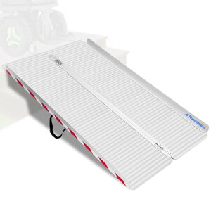 Ruedamann �A���~�X���[�v ����157cm*��85cm �ω׏d400kg �A���~ �܂��ݎ��X���[�v �Ԉ֎q ���L�� �i������ ���p �d���Ԉ֎q �J�[�u �K�i ���֓K�p