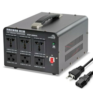 �yLVYUAN�z 3000W �C�O�������p�^�ψ��� 100V/110V-220V/240V ���R�ϊ� �A�b�v �_�E���g�����X �~���E�������p�^ �|�[�^�u���^ �C�O���s�p�ψ��� �|�[�^�u���g�����X �u�C�O�@��v���{��戵������