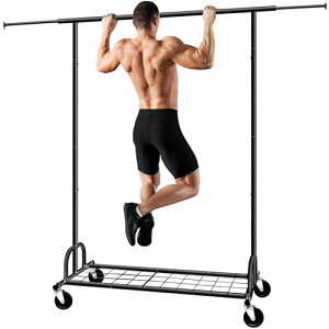 SPECILITE �p�C�v�n���K�[���b�N �ω׏d217kg ��e�� ��130~190cm ���ȃ��^�� �܂��߂� ���A�����L�k �g�ݗ��ĊȒP �ߗގ��[ �L���X�^�[�ƒI�t�� �u���b�N