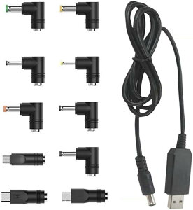 USB �d���P�[�u�� �ϊ��v���O�t�� usb �[�d�P�[�u�� �ے[�q 5.5x2.1mm 1m �r�f�I�J���� PSP ��@ �\�[���[�p�l�� ���o�C���o�b�e���[�ȂǗp ���p�r�R�l�N�^�A�_�v�^�t��