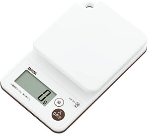 �^�j�^(Tanita) �N�b�L���O�X�P�[�� �͂��� �L�b�`�� ���� 2kg 1g�P�� �h�� �􂦂� �ې� �ŒZ1�b�ł͂���� �z���C�g KW-201-WH