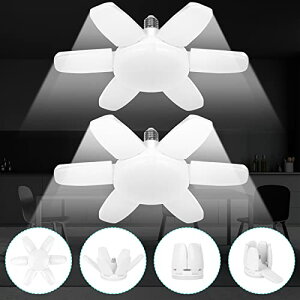 Jornarshar �y���_���g���C�g �K���[�W���C�g 120W 2�� LED���C�g ���� 13000lm LED�d�� 6500K �p�x���߉\ �܂肽���ݎ� �V��Ɩ� ��t�ȒP �H���s�v �Ԍ� �[�� ��Ɠ� �����F
