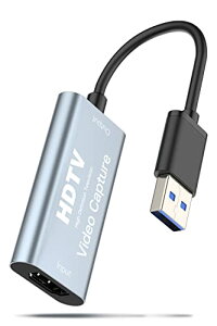 �y2025�V�o�� l �L���v�`���[�{�[�h�z USB3.0 & HDMI �ϊ��A�_�v�^ HD�掿�^�� HD1080P/4K�p�X�X���[�@�\ HDMI �r�f�I�L���v�`���[ �Q�[��/�r�f�I/���C�u�z�M�p�L���v�`���[ �{�[�h �d���s�v ���^�y�� 