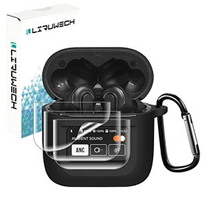 LIRUWECH For JBL TOUR PRO 2�P�[�X�J�o�[ �yJBL TOUR PRO 2�t�B����*3 �t���z�V���R���� �S�ʕی� �����h�~ �L�Y�h�~ �ϏՌ� �����[�d�\ �y�ʏ��^ �J���r�i�t�� �i�u���b�N�j