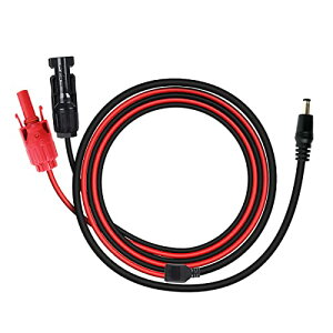 MC-4 �\�[���[�R�l�N�^�� to DC5521 �|�[�g 16AWG�\�[���[�p�l�� �ϊ��A�_�v�^�[ �[�d�P�[�u���� MC-4 �� DC5.5x2.1mm for �|�[�^�u���d��And Solar panels(����-����, �ꓪ-����)