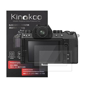 kinokoo �t���ی�t�B���� Fujifilm �x�m�t�C���� FUJIFILM X-S10 XS10��p �d�x9H �����ߗ� �ώw�� �C�A���� �����K���X ����0.3mm 2���Z�b�g �W���N���X�t��(X-S10 XS10��p)