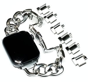 Royce&Roland Apple watch ���� �`�F�[���o���h/�o�^�t���C�o�b�N�� (44mm 45mm 46mm 49mm) ������� �A�b�v���E�H�b�` �o���h �x���g/�X�e�����X �V���o�[ (Series 11 10 9 8 7 6 5 4 SE Ultra) ���f�B�[�X �����Y �M