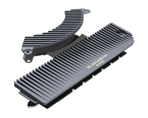 ElecGear PS5 Pro��Slim SSD �q�[�g�V���NUltra�AEL-P5SP �q�[�g�p�C�v + 2x �A���~�j�E�� �N�[���[ + �q�[�g�u���b�W�A���� PCIe M.2 NVMe Gen4 �������p�ASSD �Œ�L�b�g