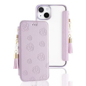 NicNik�p�� iphone15 �蒠�^�P�[�X �}�O�l�b�g�Ȃ� �w�ʃN���A 6.1�C���` 2023���f�� �^�b�Z���t�� �����^�̉ԕ� ���^ �y�� �X�g���b�v NicNik������ ���z�^�J�o�[ iphone15 �蒠�g�уJ�o�[ ���t�� ���@