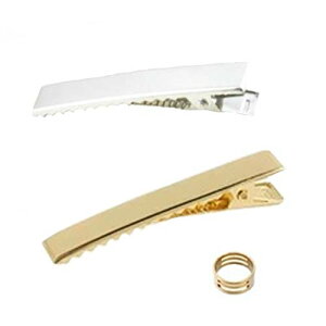 �yZa-Bi (�U-�r) �z�w�A �N���b�v �S�[���h & �V���o�[ 60mm ���v 20�� �s�� ���� �p�[�c �y�� ������ �w�A�A�N�Z�T���[ DIY �n���h���C�h �܂Ƃߔ��� �Ɩ��p ��l �q��/�N���b�v G+SV 20��