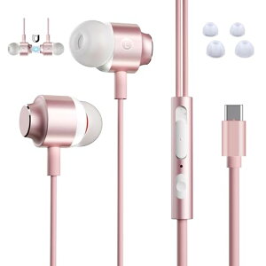 Juyya �C���z�� �L�� �^�C�vc Type-c �C���z�� �L���C���z�� �^�C�vc �Q�[�~���O�C���z�� HIFI���� USBC �C���z���}�C�N ���ʒ��� �d�ቹ �ʘb�\ typec�C���t�H�� �L�� iPhone/Android/Galaxy/iPad�Ȃ�