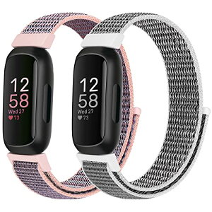 [Bcuckood] ���v�o���h Fitbit Inspire 3/Inspire 2/Inspire HR/Inspire/Fitbit Ace 3/Ace 2 �i�C���� �X�|�[�c���[�v �ʋC�� ���߉\�ȗp���X�g�o���h �X�g���b�v ���f�B�[�X �����Y �q���p