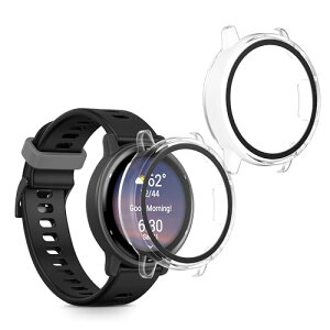 kwmobile 2x �P�[�X Garmin vivoactive 5 / active 5 �J�o�[ - �t���{�f�B �K���X �ϏՌ� �����^ ����