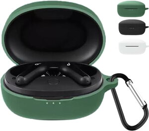 AIYYXX Anker Soundcore life p2 mini �P�[�X life p2 mini�t��V���R�� �P�[�X �S�ʕی�J�o�[ �L�Y�h�~ �ϏՌ� �����[�d�\ �h�� �h�o �����h�~ �J���r�i�t���i�O���[���j