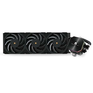 THERMALRIGHT Frozen Edge 360 Black AIO�E�H�[�^�[�N�[���[�A�t��CPU�N�[���[�A3×120mm PWM�t�@������V�X�e���A2150RPM�����t�@���AAMD / AM4 / AM5&Intel LGA1700 / 1150 / 1151 / 1200 / 2011 / 2066�ƌ݊���������܂�