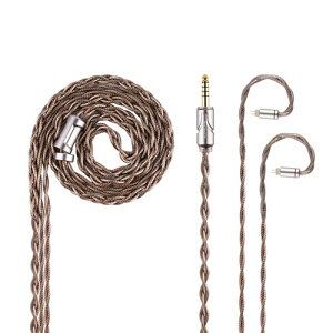 NICEHCK AceMeteor �C���z�����P�[�u�� �A�b�v�O���[�h�P�[�u�� 8N OCC �⃁�b�L��8N OCC�~�b�N�X���� 0.78mm 2pin 4.4mm 8N�����x OFC�⃁�b�L�R�l�N�^�[ OFC�����b�L�v���O �p �������P �������~�b�N�X�J
