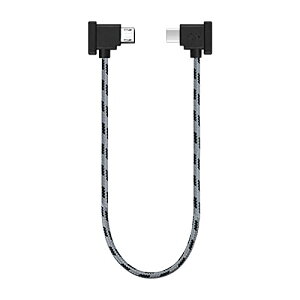 YAAAM RC-N�V���[�Y�iRC-N3�^N2�^N1�j �@�p 30cm USB�P�[�u�� micro USB Type-B for DJI Mavic3�V���[�Y�^Air3/2�V���[�Y�^Mini4/3/2�V���[�Y�^Flip�^Neo (USB�P�[�u���P�i, �y�O���[�zmicroUSB)