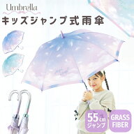 【 女の子 雨傘 長傘 フェザースカイ 親骨55cm 8本骨 ビニール傘 】 子供傘 キッズ傘 子供 キッズ 可愛い…