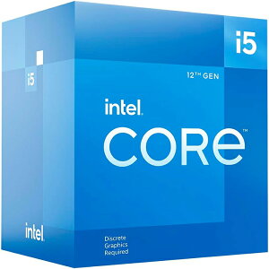 CPU intel Core i5 12400F Alder Lake 12 BX8071512400F LGA1700 2.5GHz 6(6+0)RA/12Xbh X}[gLbV18M OtBbN񓋍 TDP65W