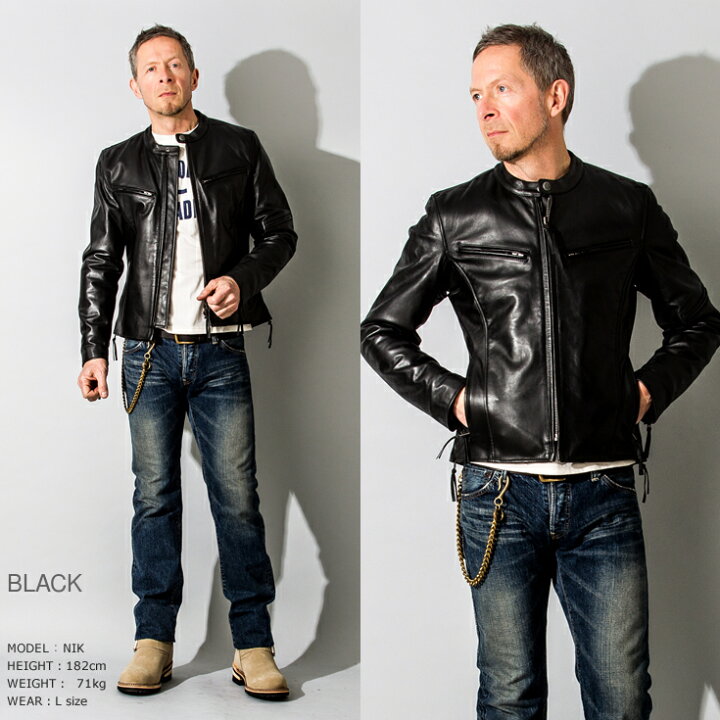 楽天市場】Liugoo Leathers 本革 高機能防寒仕様シングルライダース