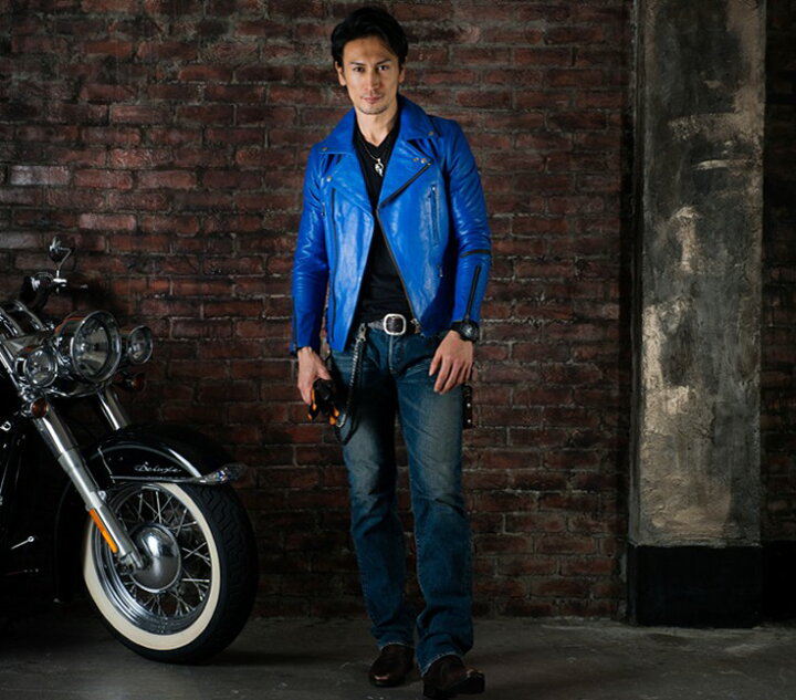 楽天市場】Liugoo Leathers 本革 UKダブルライダースジャケット メンズ