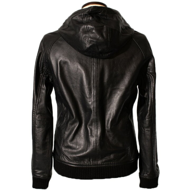 LL 居る ウィングネック ラムパーカー Liugoo Leathers 