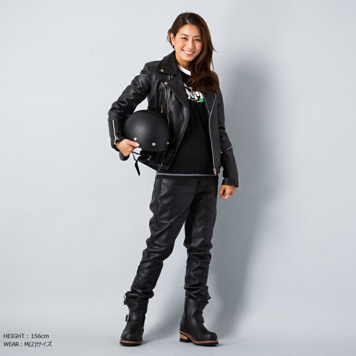 楽天市場】Horn Works 本革 スリムフィットレザーパンツ レディース  