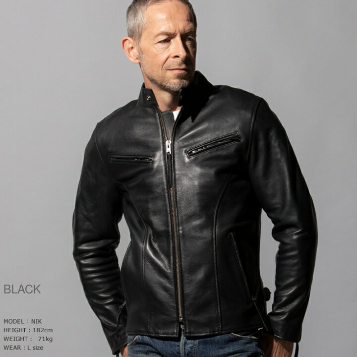 楽天市場】Liugoo Leathers 本革 プロテクター付シングルライダース 