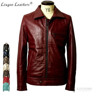 �y20���N�L�O10%OFF�N�[�|���zLiugoo Leathers �{�v UK�ݕt���V���O�����C�_�[�X�W���P�b�g �����Y SRY06A �_�u�����C�_�[�X ���C�_�[�X�W���P�b�g ���U�[�W���P�b�g �v�W���� ��W���� �V���O����