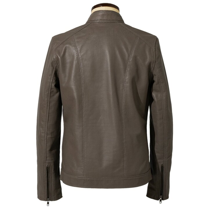 楽天市場】Liugoo Leathers 本革 メッシュレザー シングルライダース 