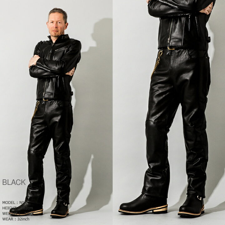 楽天市場】Liugoo Leathers 本革 メッシュレザーパンツ レギュラー  
