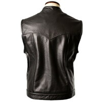 LiugooLeathers本革モーターサイクルクラブベストメンズリューグーレザーズVST03Bレザーベスト本革ベスト皮ベストジレチョッキライダースジャケットレザージャケット革ジャン皮ジャンライディングジャケットバイク用ライダースベストレーシングスーツ黒